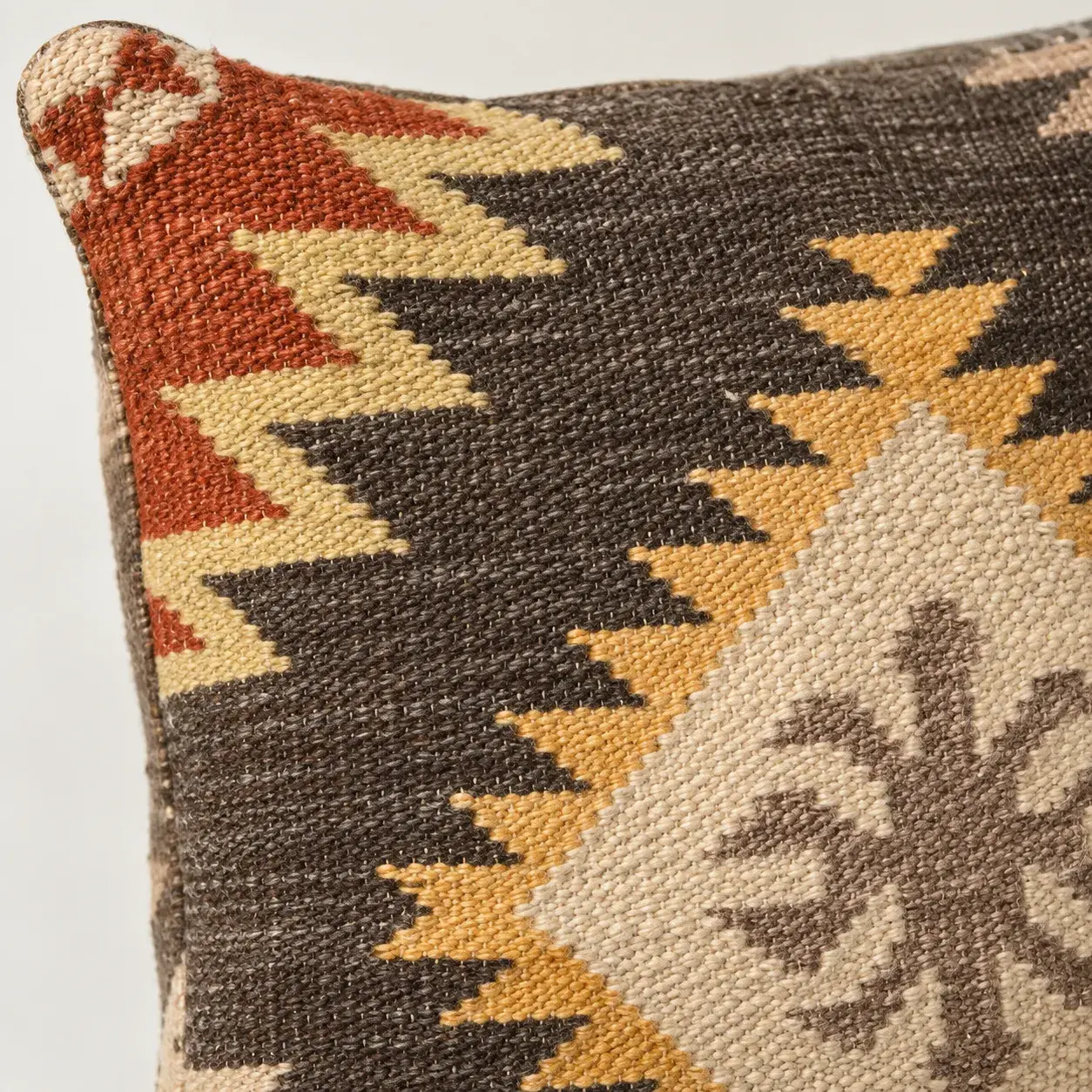 Close view of the Milo Cushion Cover showing its texture and detail