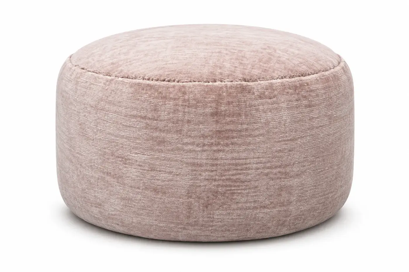 Nell Pouf, round pouf, full view