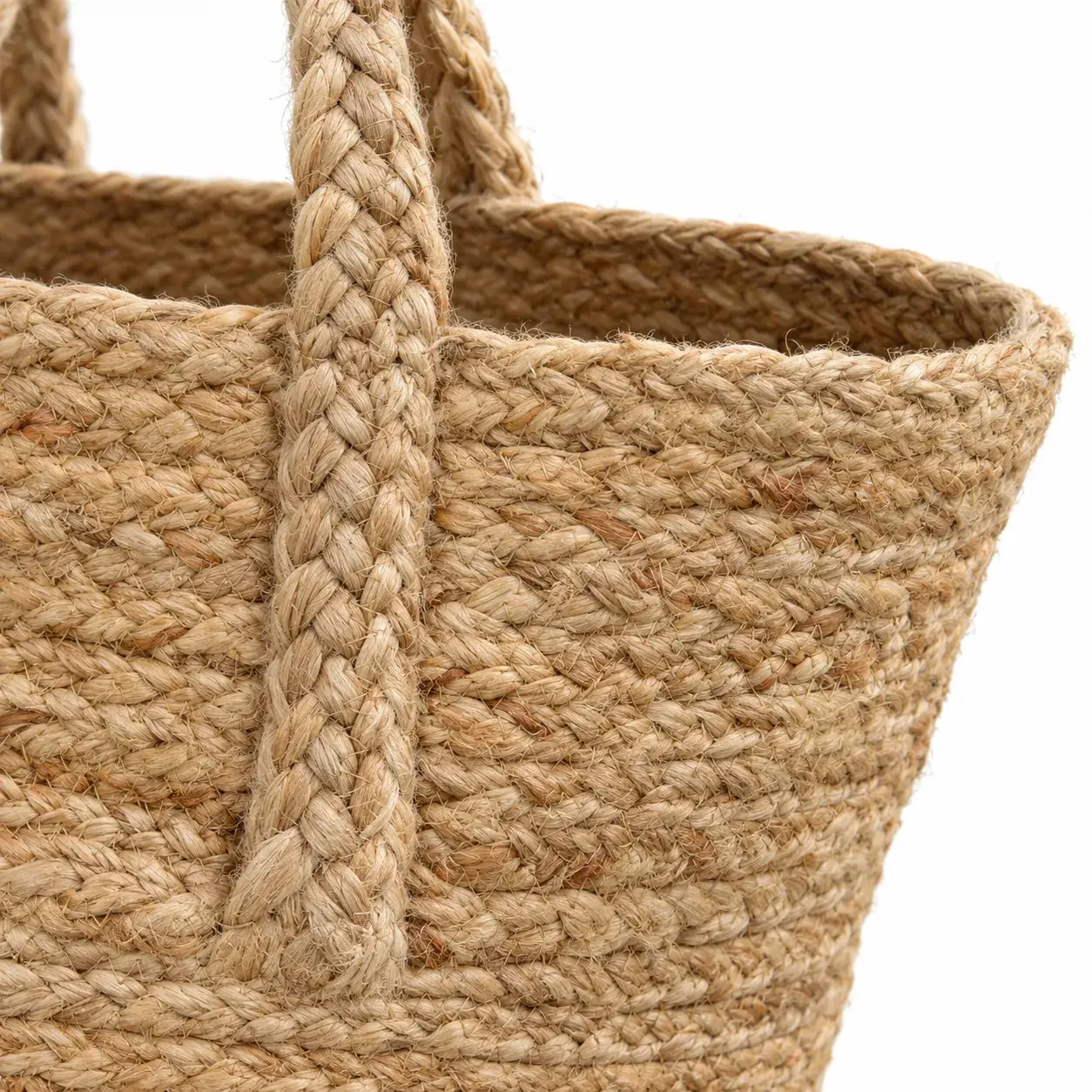 Close view of the Ness Basket showing its texture and detail