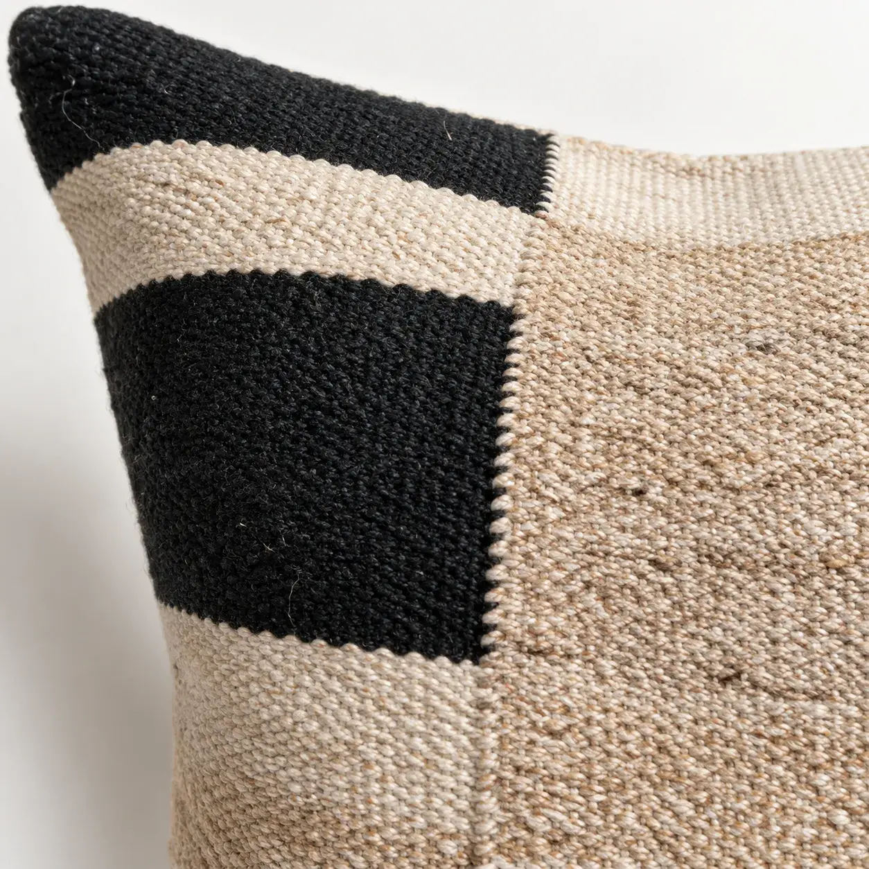 Close view of the Noemie Cushion Cover showing its texture and detail