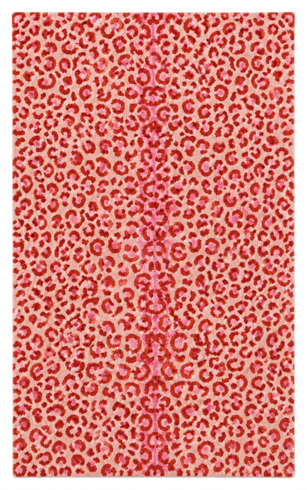Orso Rug, hand-tufted animal print rug, full view