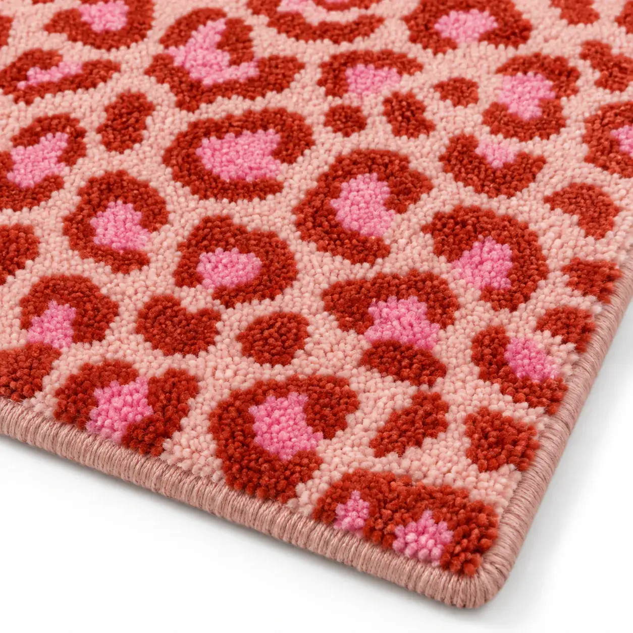 Orso Rug styled in a room, digitally rendered