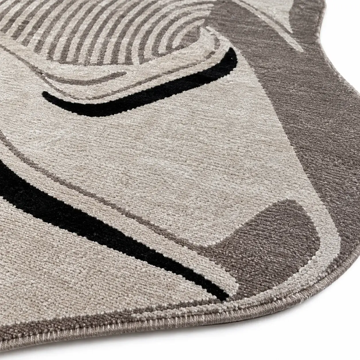 Close view of the Osprey Rug showing its texture and detail