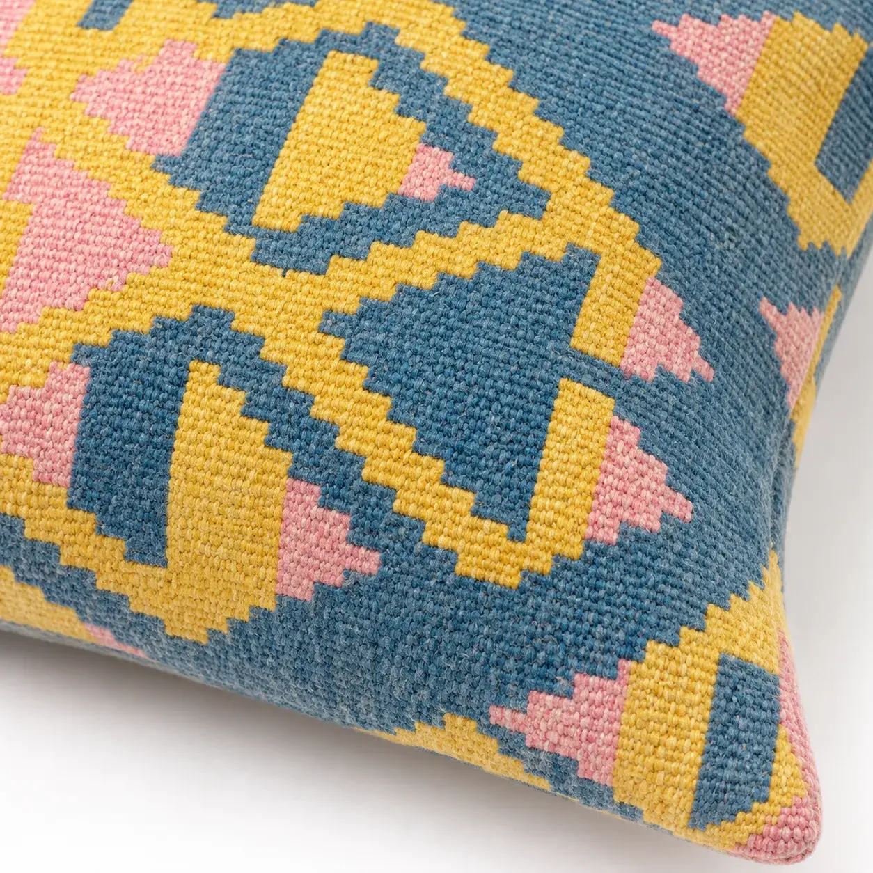 Close view of the Pablo Cushion Cover showing its texture and detail