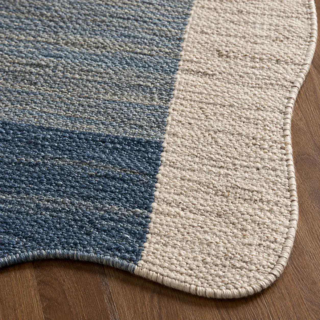 Close view of the Piers Rug showing its texture and detail