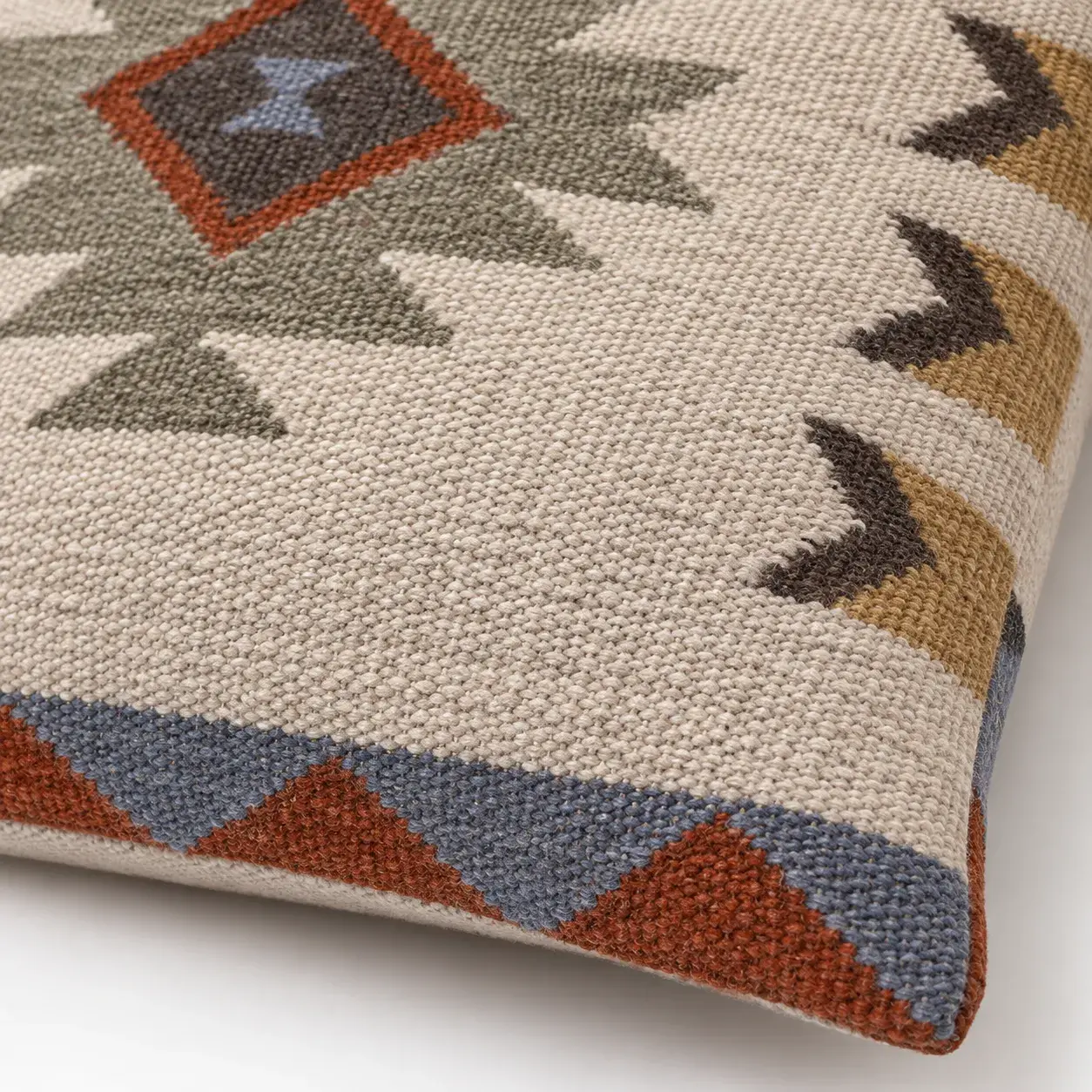 Close view of the Prescott Cushion Cover showing its texture and detail