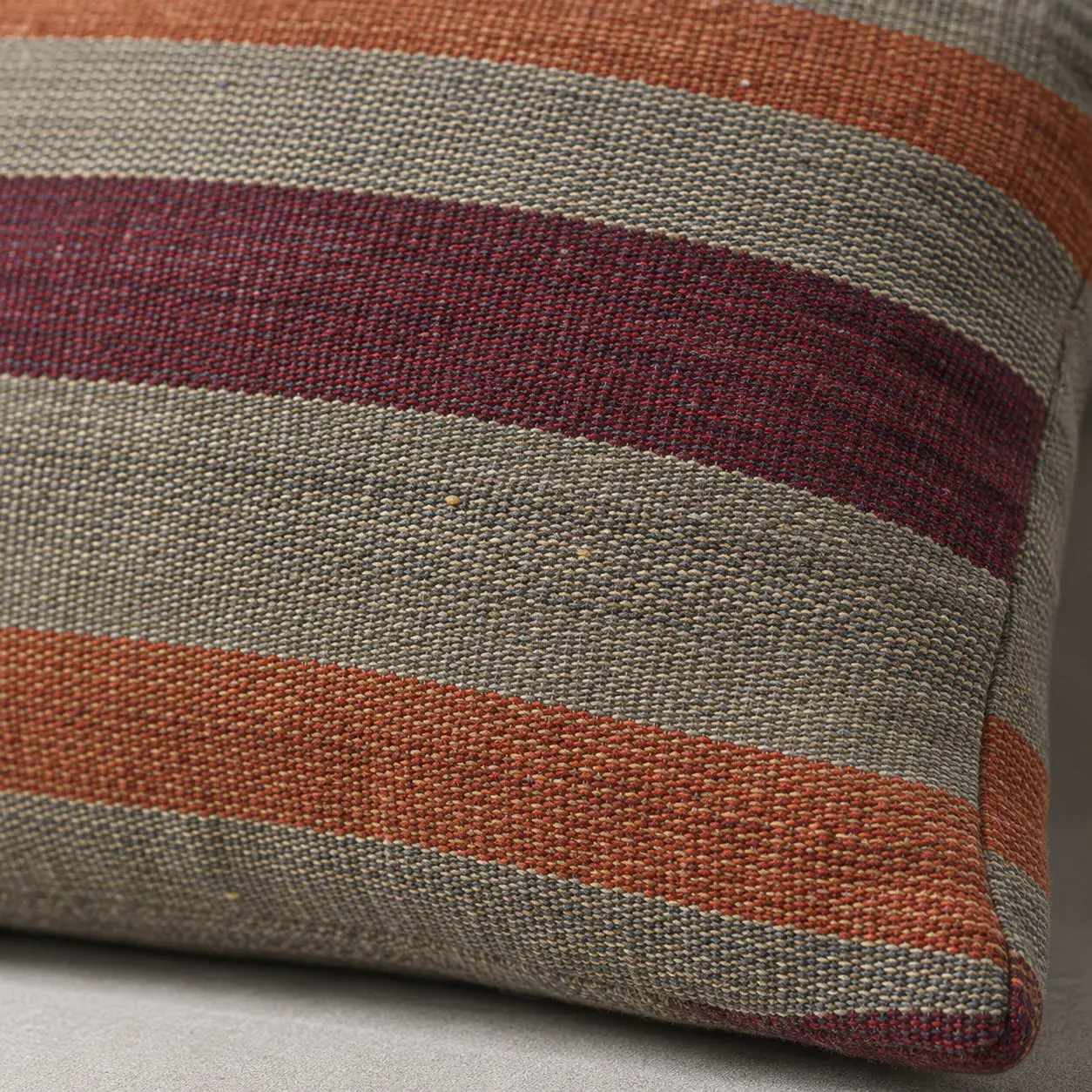 Close view of the Priya Cushion Cover showing its texture and detail