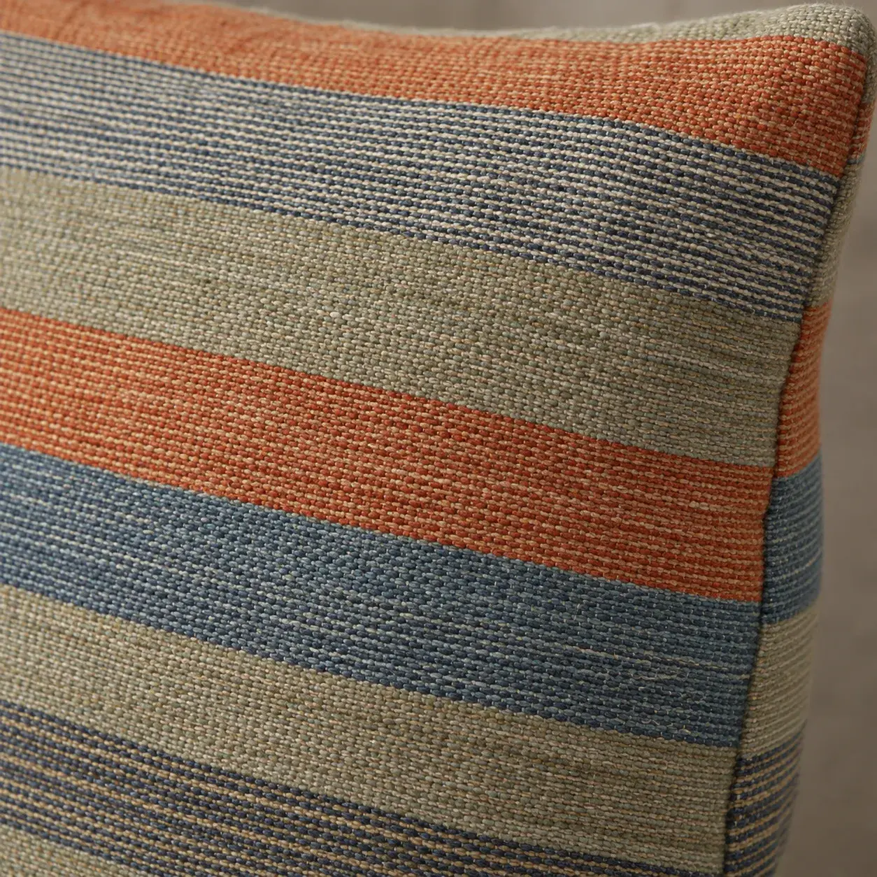 Close view of the Quincy Cushion Cover showing its texture and detail