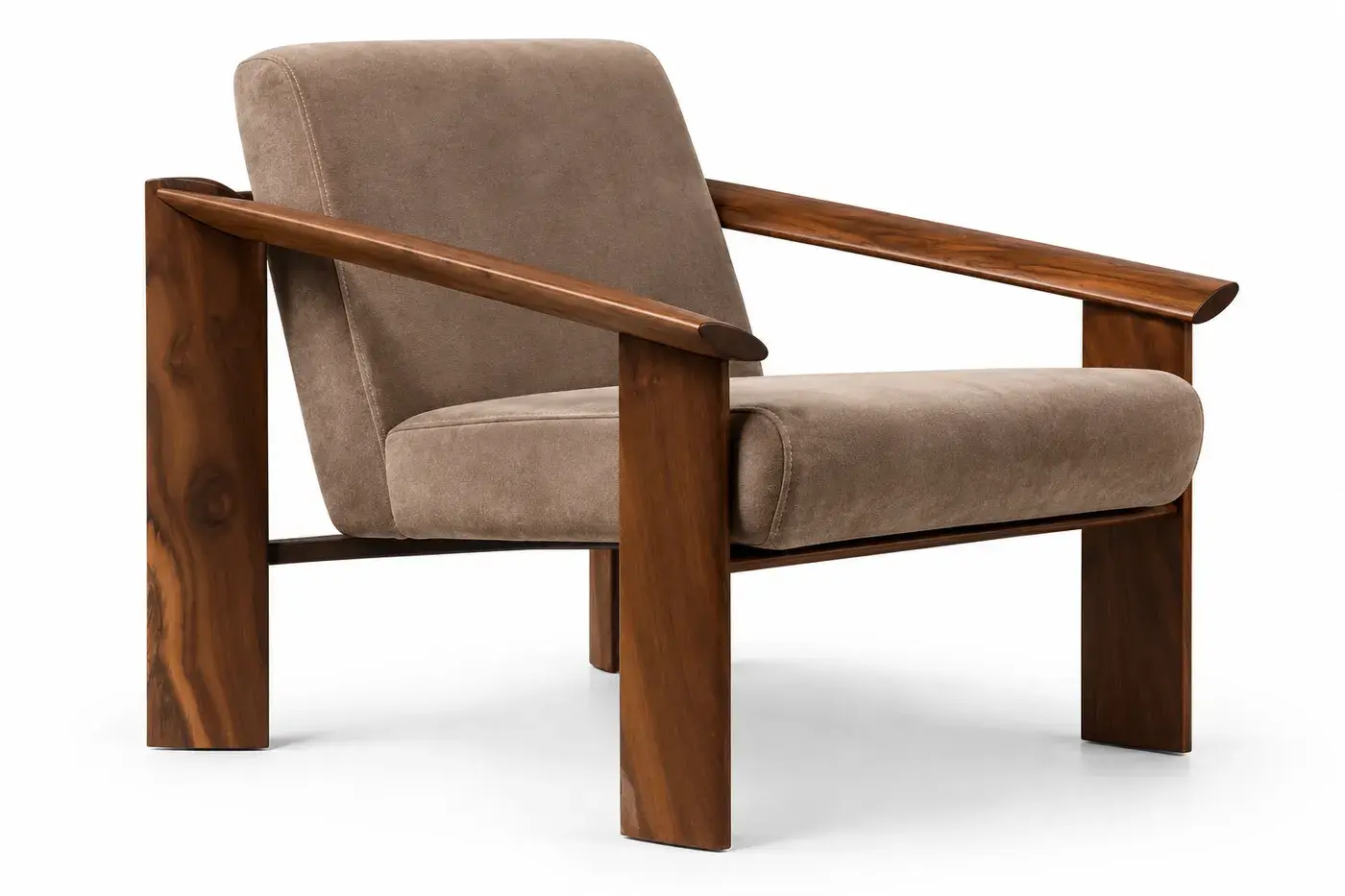 Ravi Lounge Chair, low lounge chair, full view