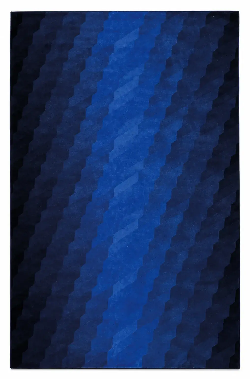 Rhea Rug, hand-tufted soft ombre rug, full view