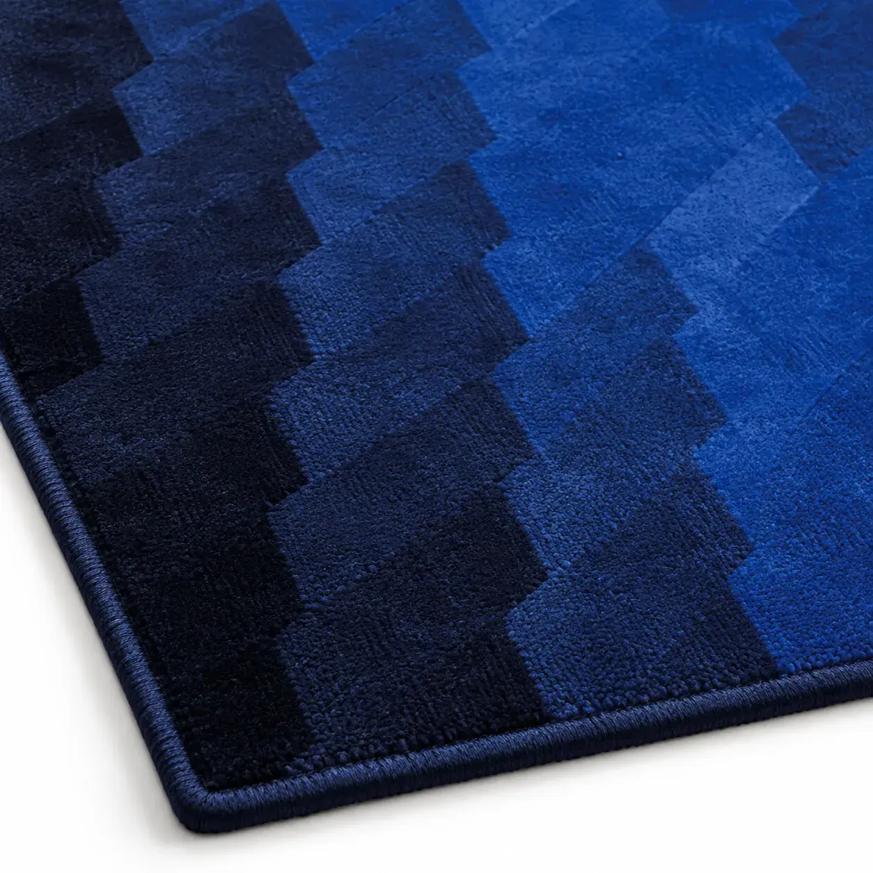 Close view of the Rhea Rug showing its texture and detail