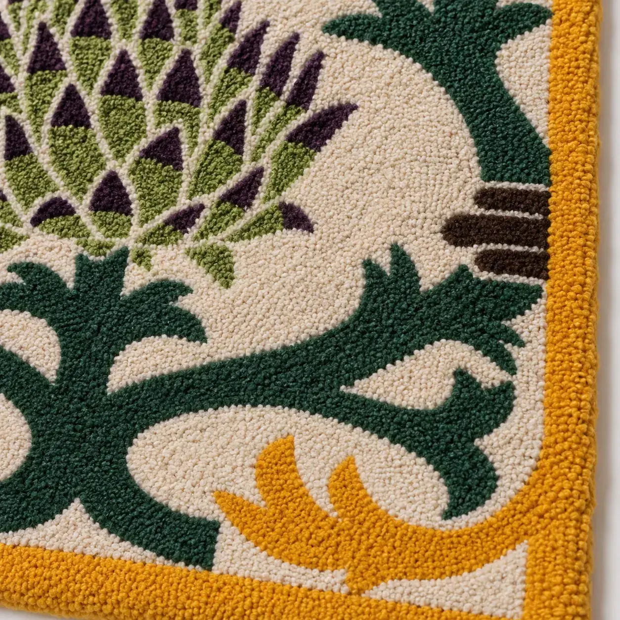 Close view of the Rupert Wall Hanging showing its texture and detail