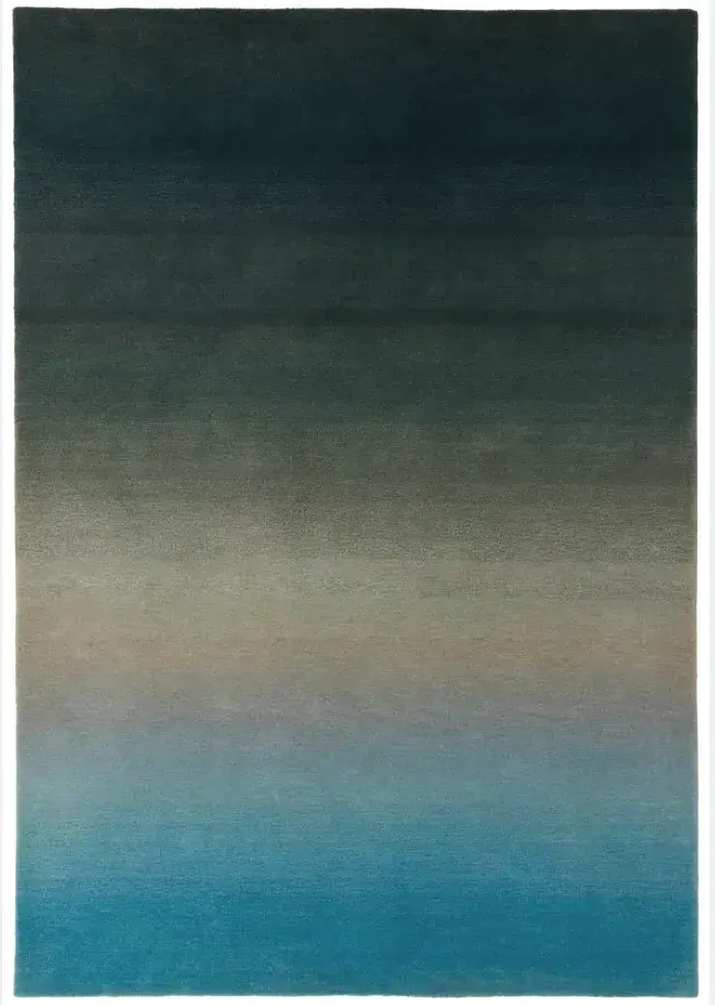 Rushes Rug, hand-tufted soft ombre rug, full view