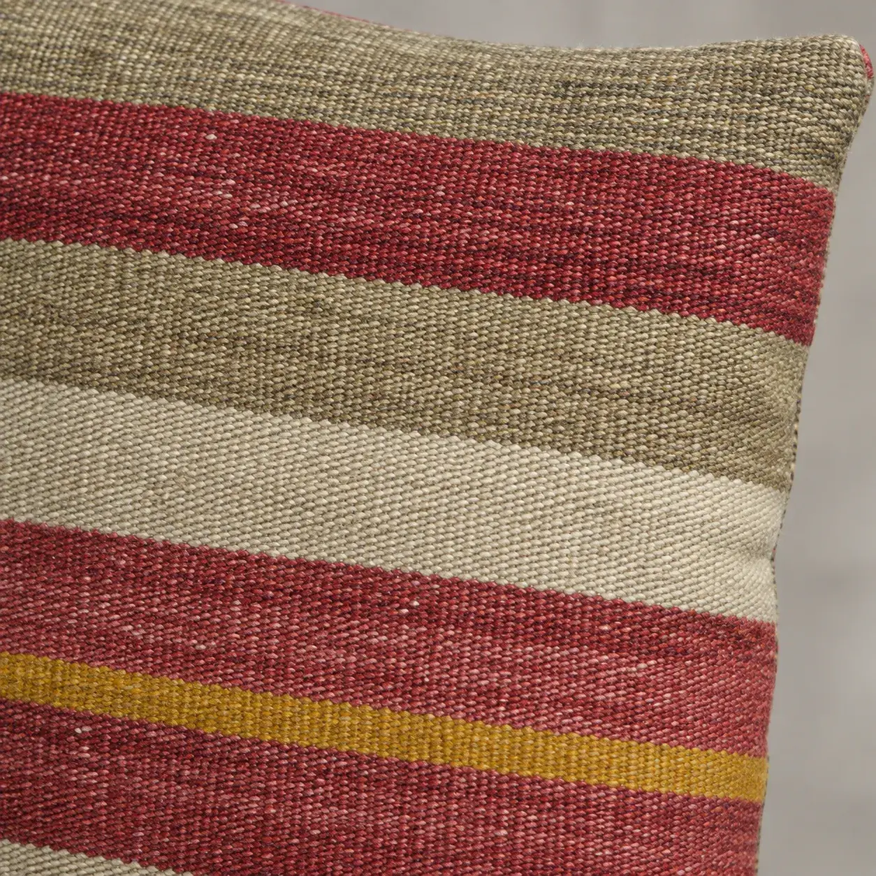 Close view of the Saskia Cushion Cover showing its texture and detail