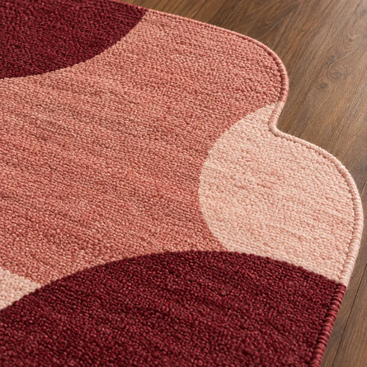 Close view of the Shoal Rug showing its texture and detail