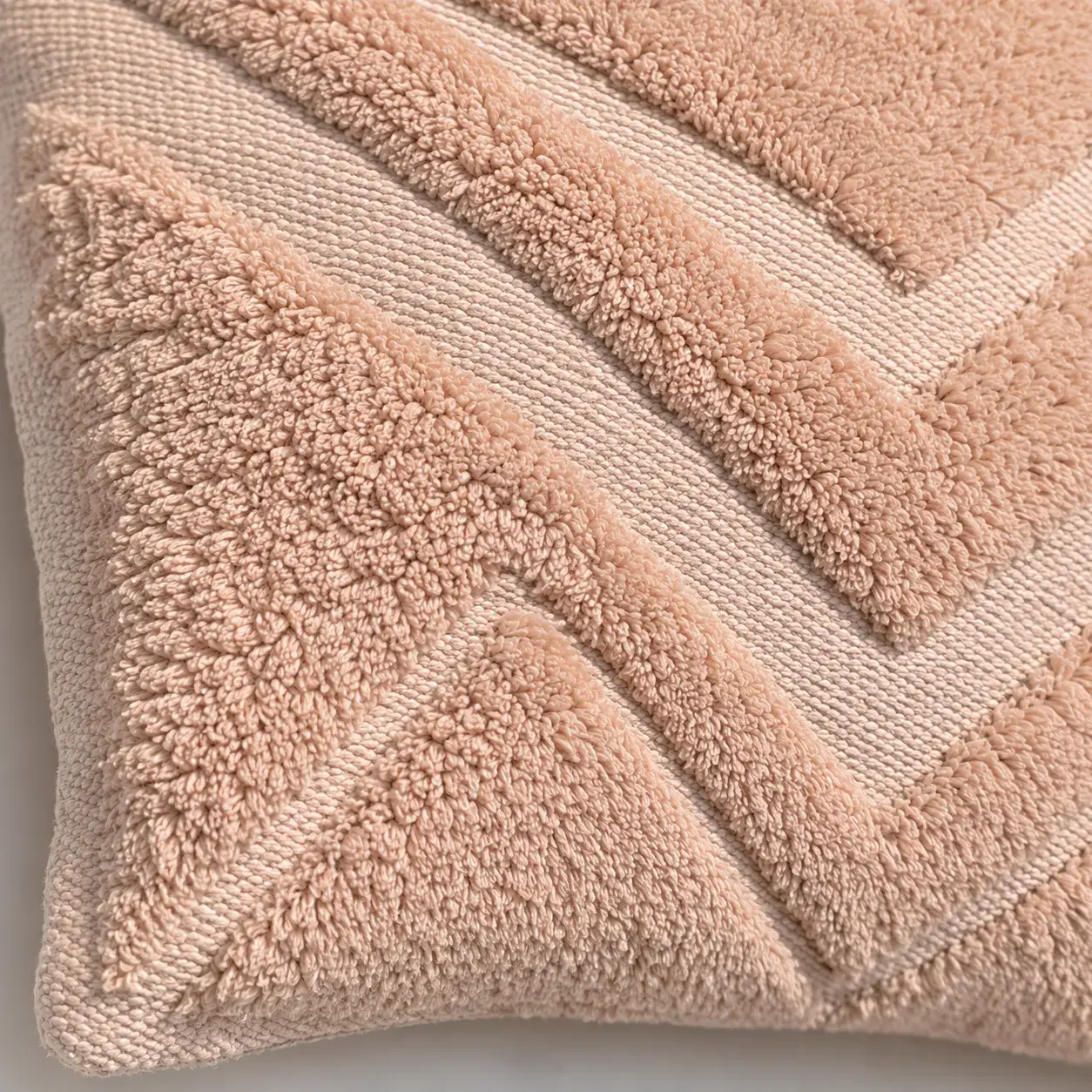 Close view of the Skylark Cushion Cover showing its texture and detail