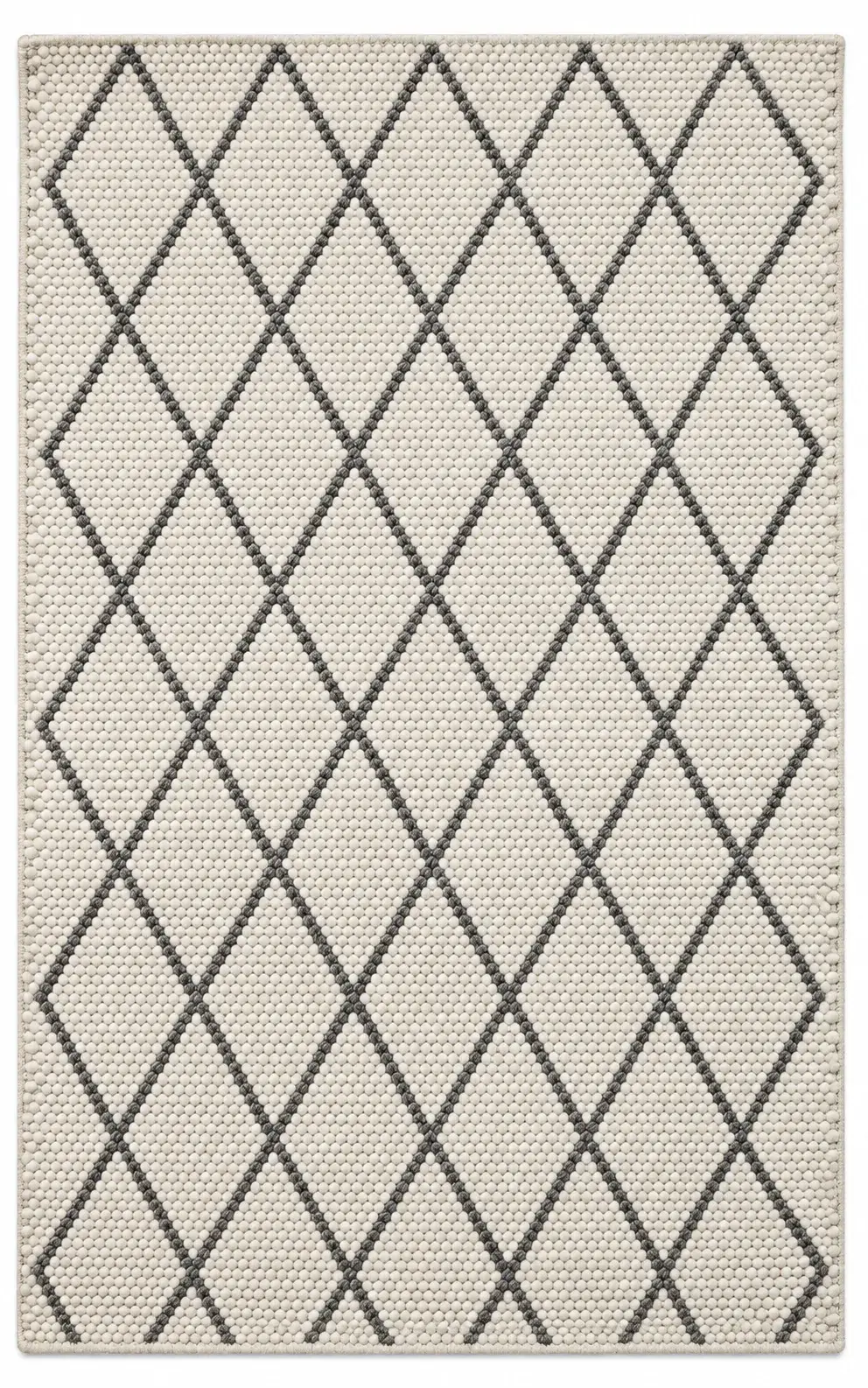 Sorrel Rug, flatweave geometric pattern rug, full view