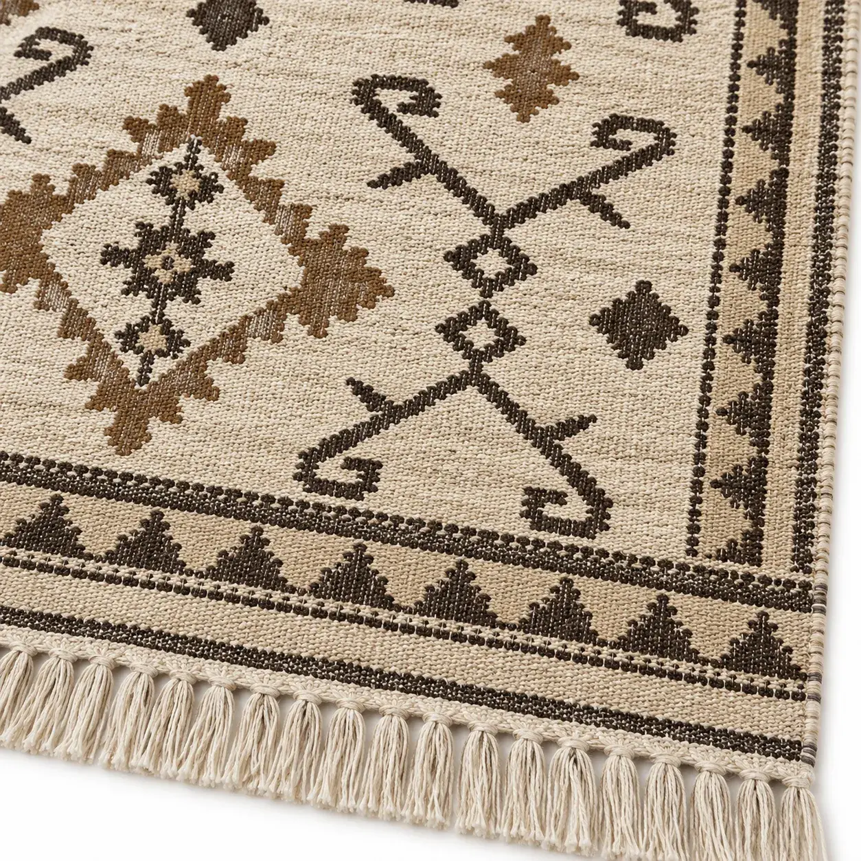 Close view of the Strand Rug showing its texture and detail