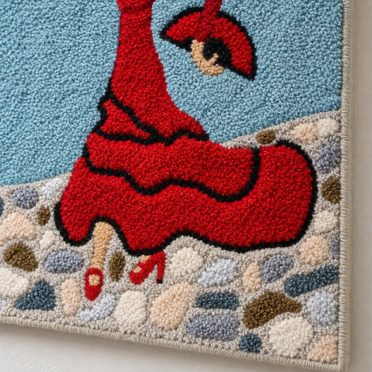 Close view of the Swift Wall Hanging showing its texture and detail