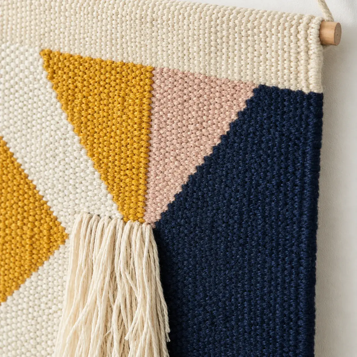 Close view of the Tarn Wall Hanging showing its texture and detail