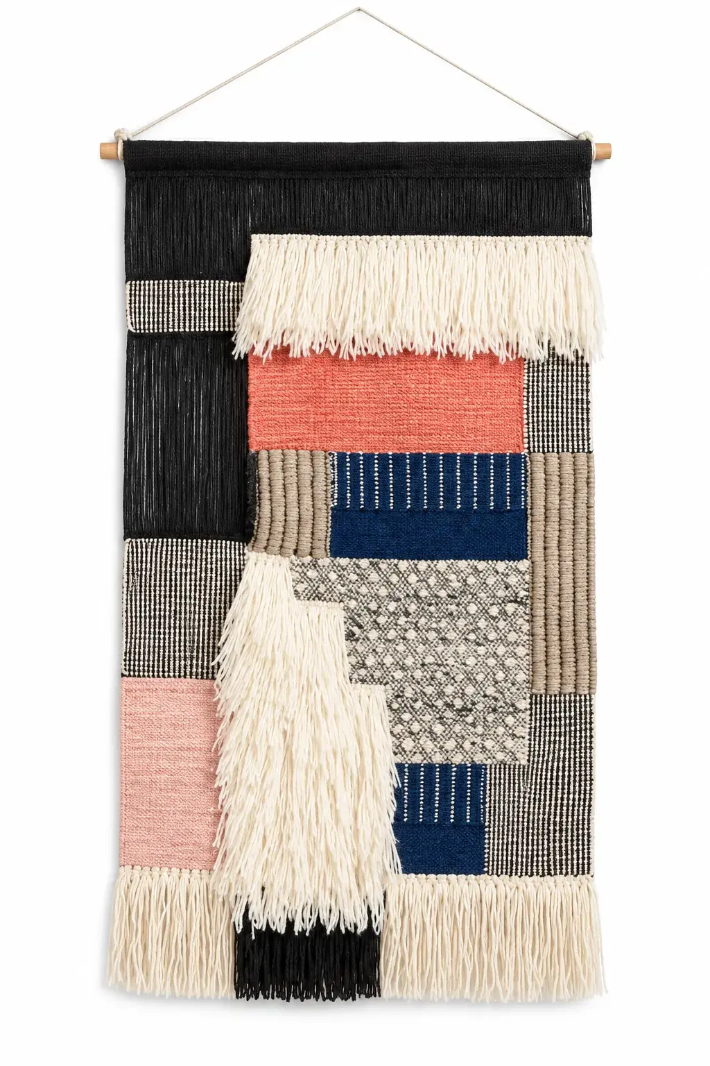 Upton Wall Hanging, hand-finished wall hanging, full view