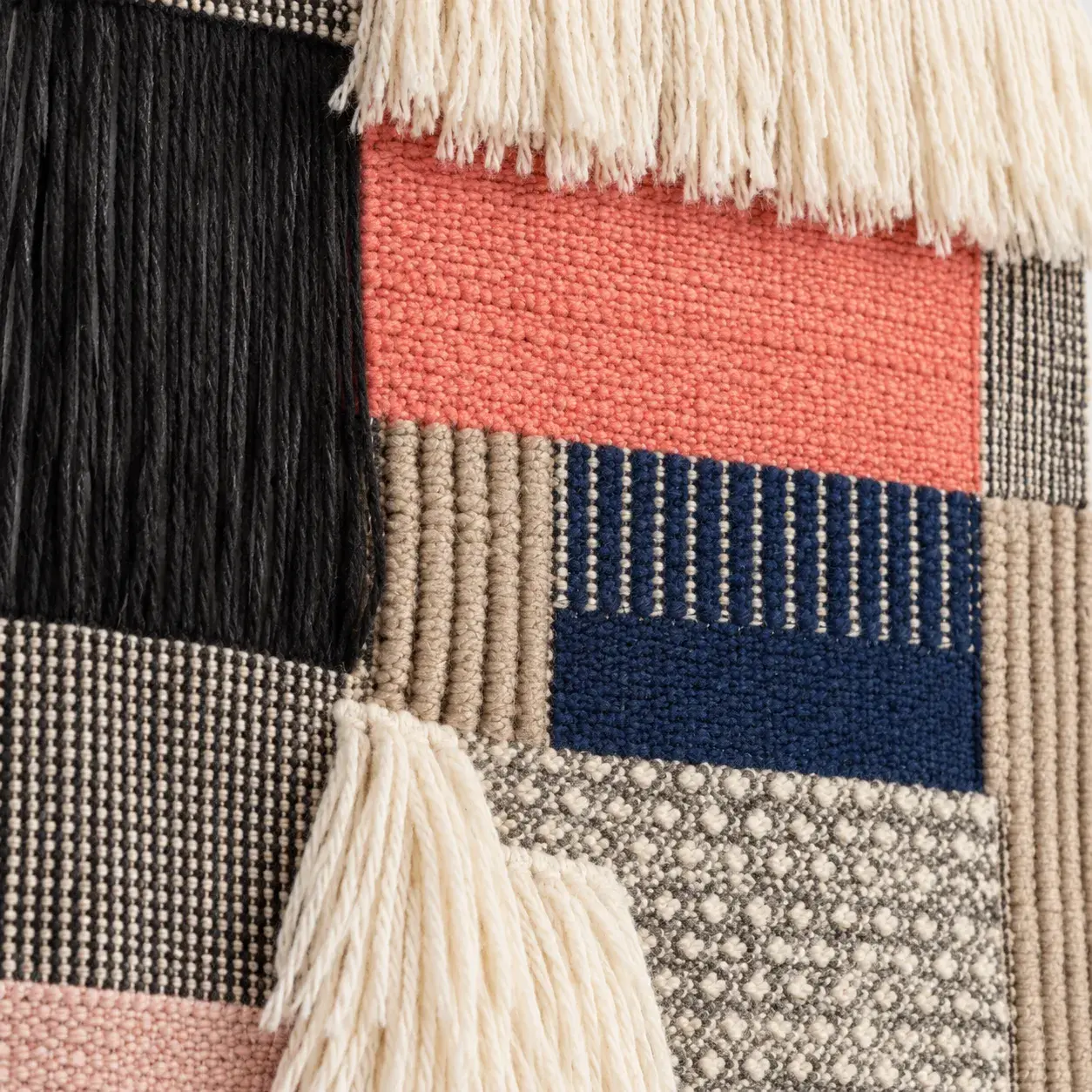 Close view of the Upton Wall Hanging showing its texture and detail