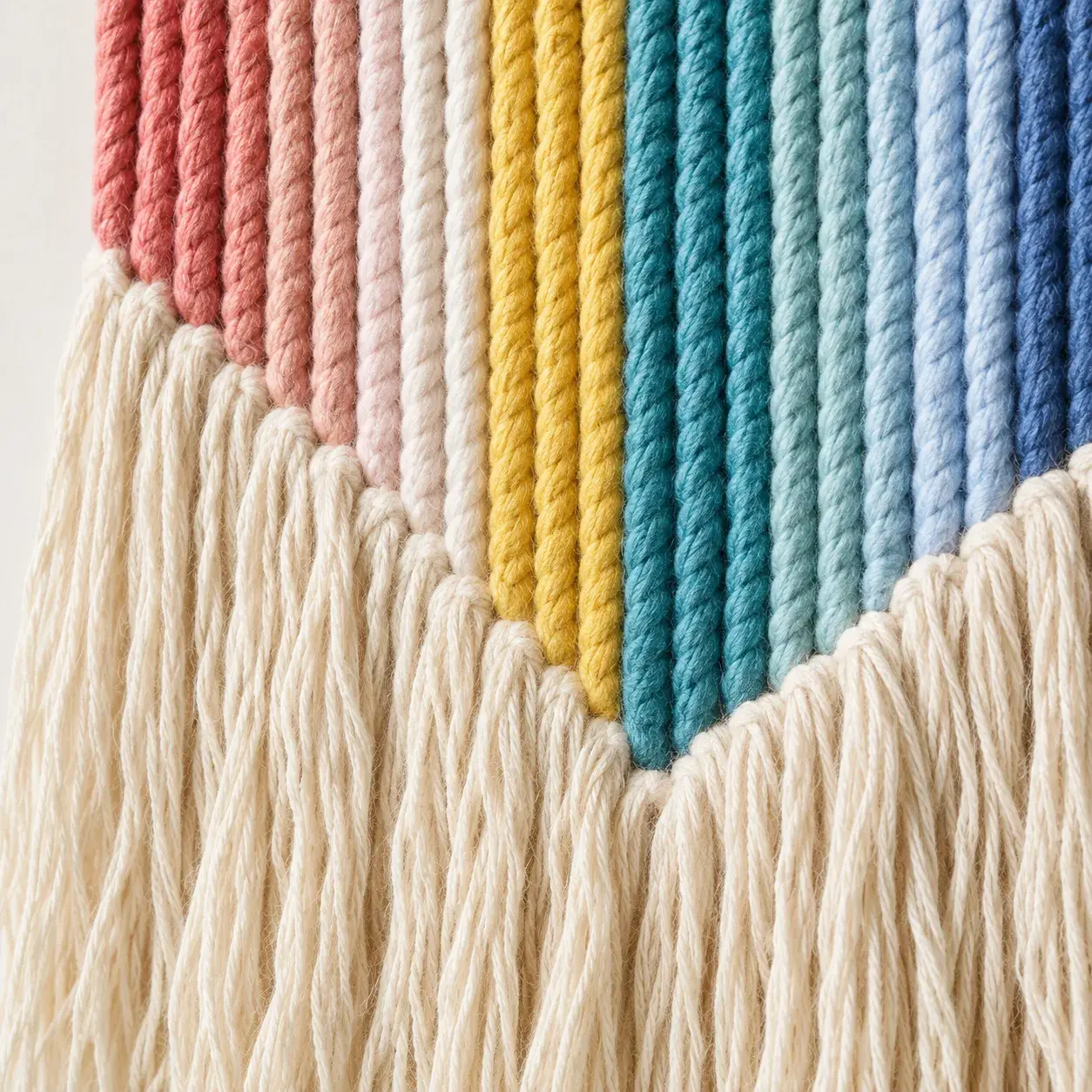 Close view of the Verity Wall Hanging showing its texture and detail