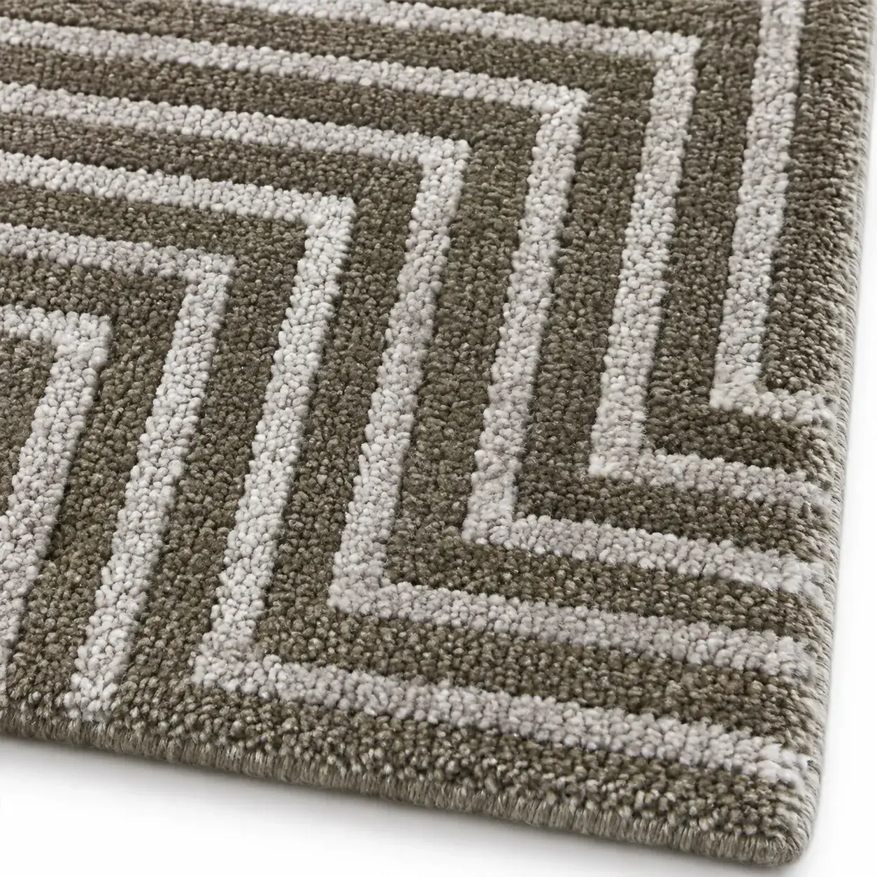 Close view of the Viggo Rug showing its texture and detail