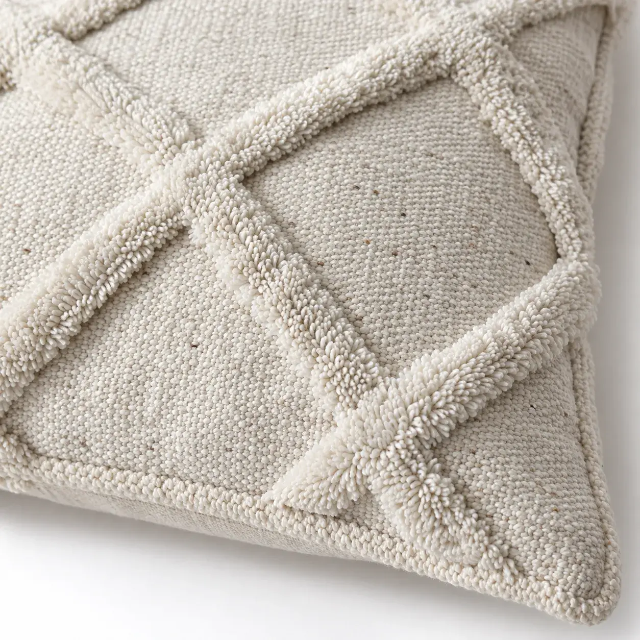 Close view of the Wisteria Cushion Cover showing its texture and detail