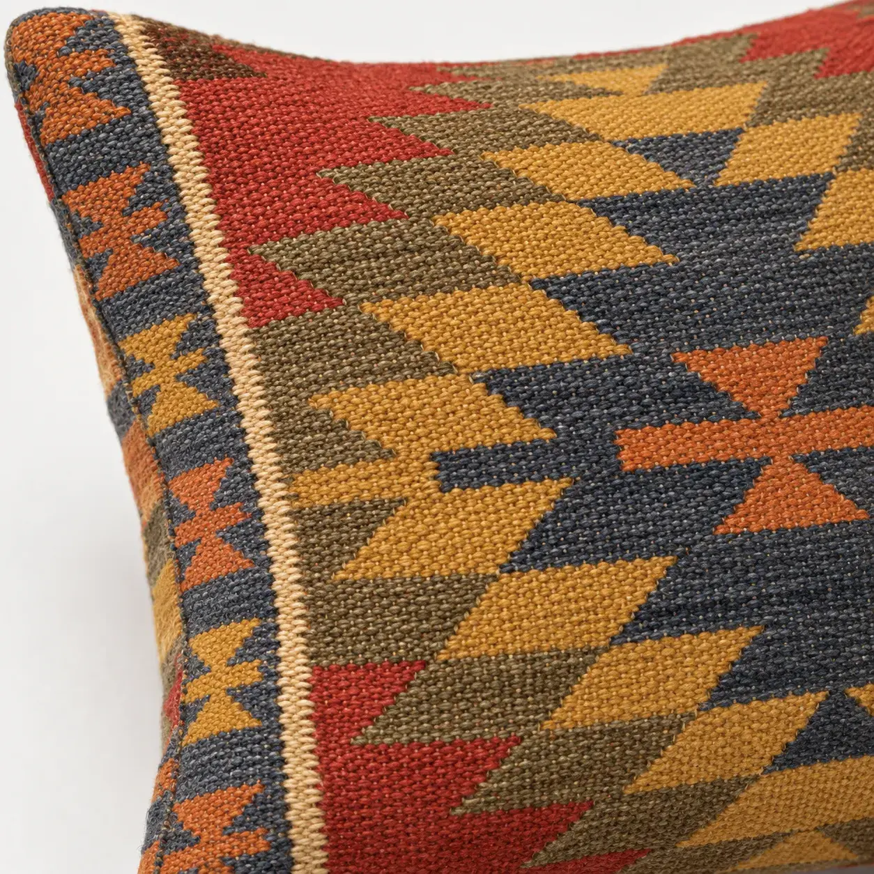 Close view of the Yuri Cushion Cover showing its texture and detail