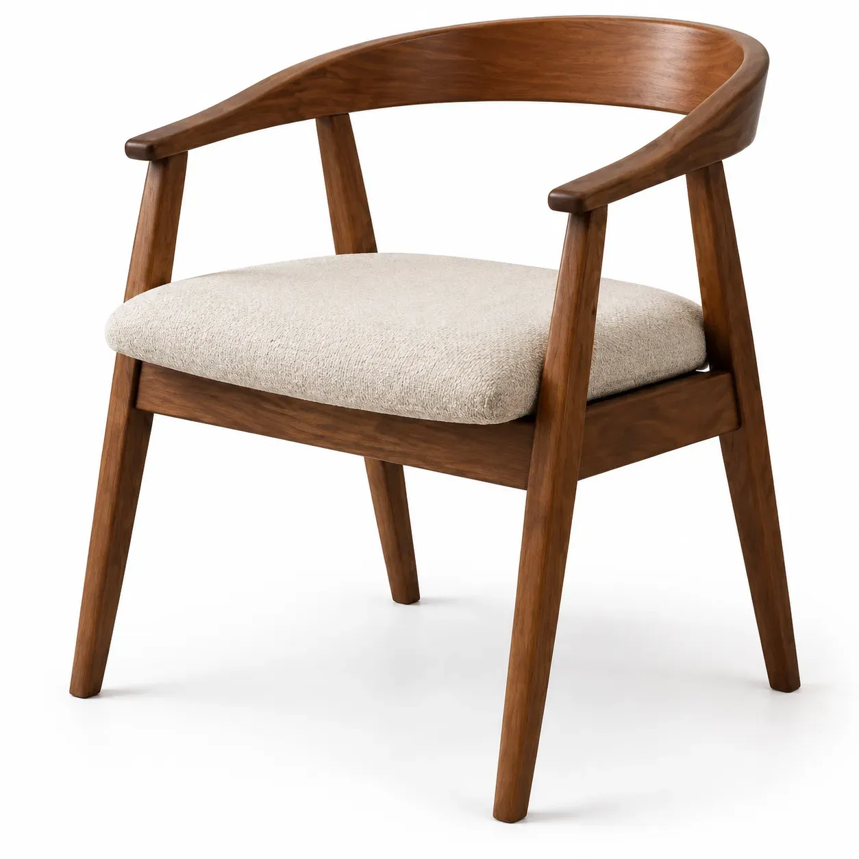 Aurel Armchair, framed armchair, full view