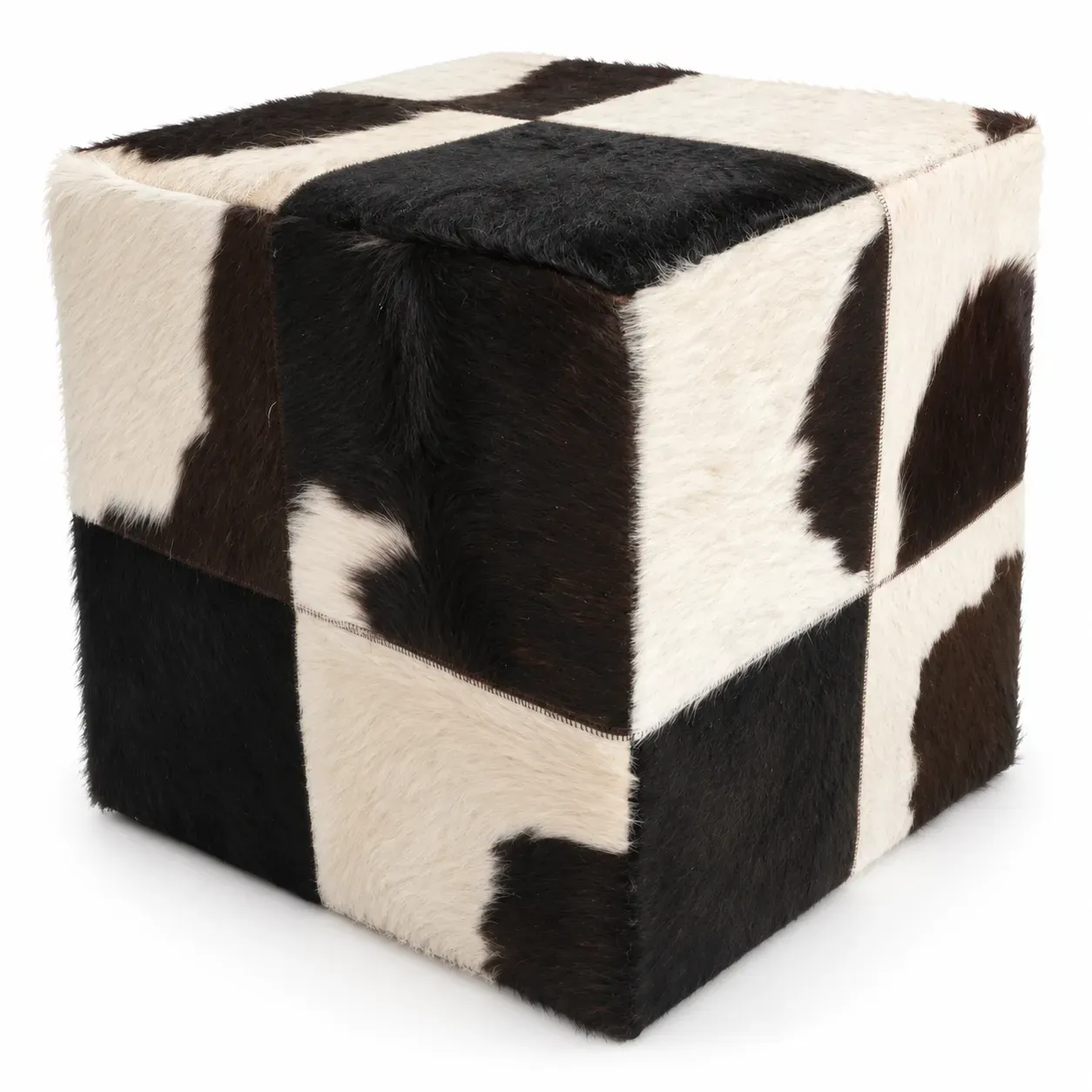 Elsie Pouf, round pouf, full view