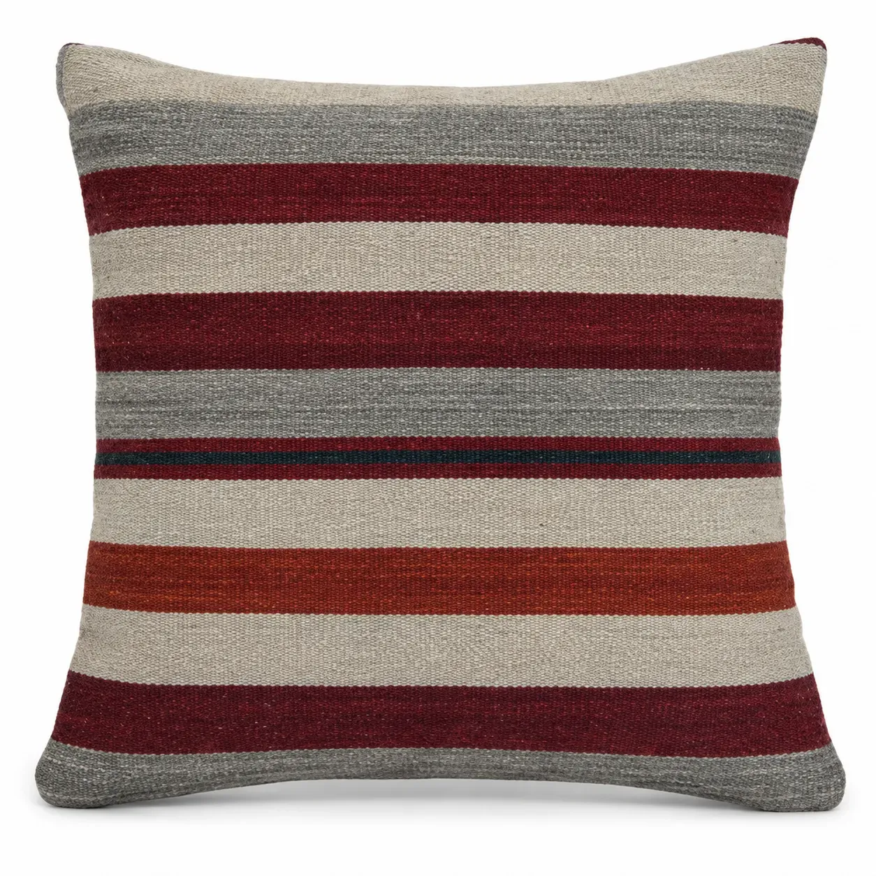 Hollyhock Cushion Cover, square cushion cover, full view