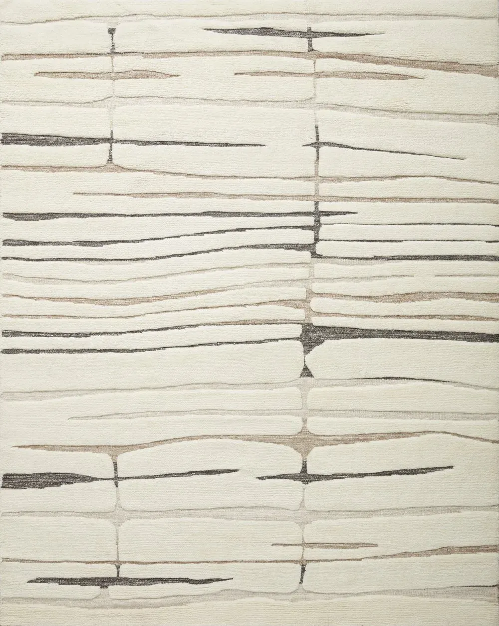 Leopold Rug, hand-knotted patterned rug, full view