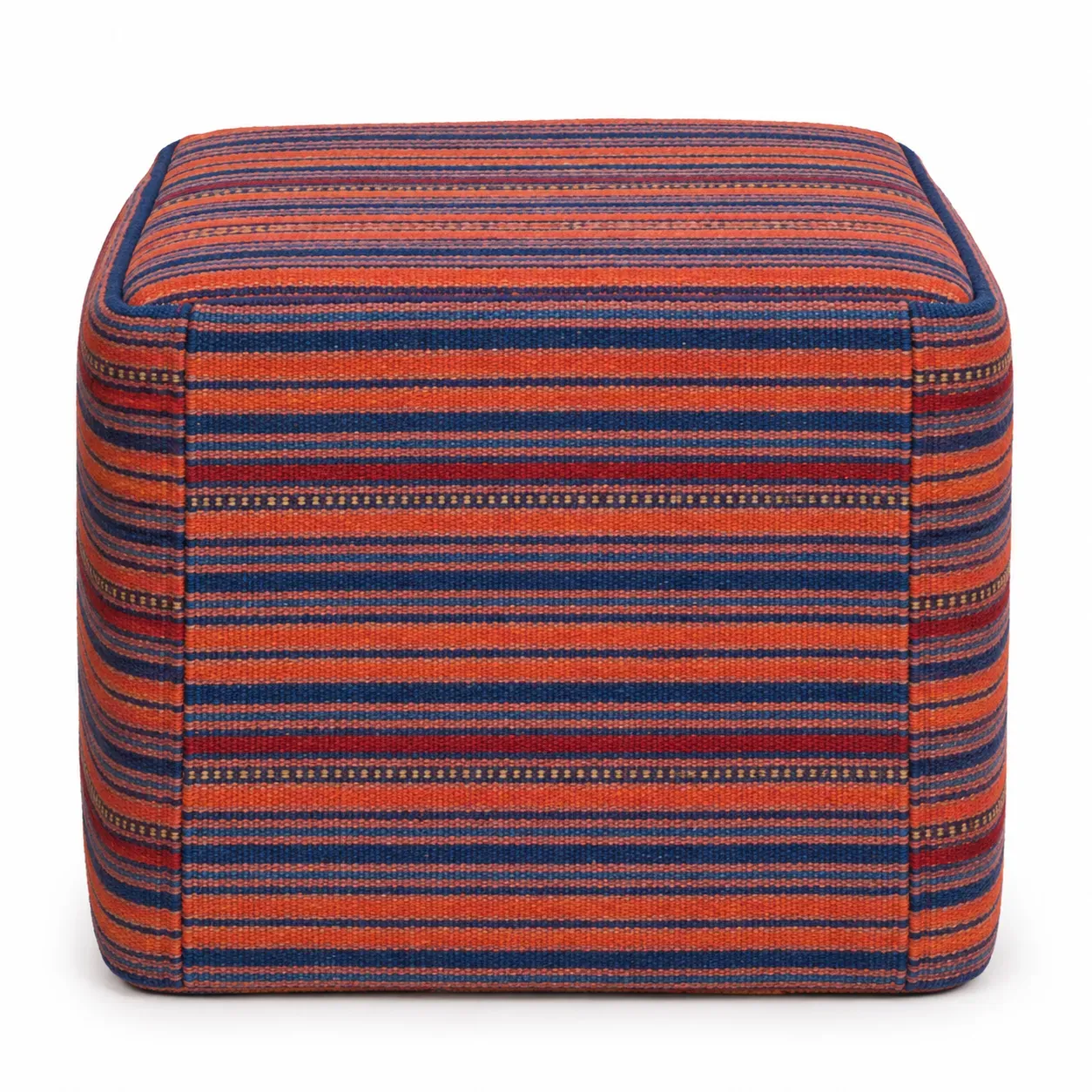 Lotte Pouf, round pouf, full view