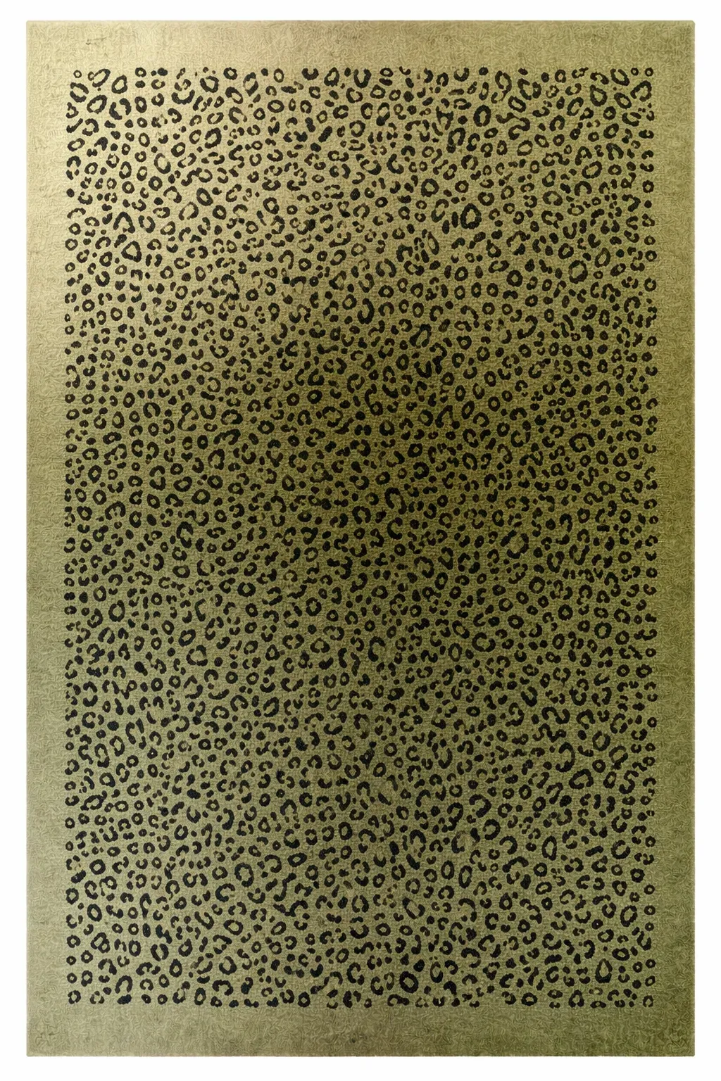 Magnus Rug, hand-tufted animal print rug, full view