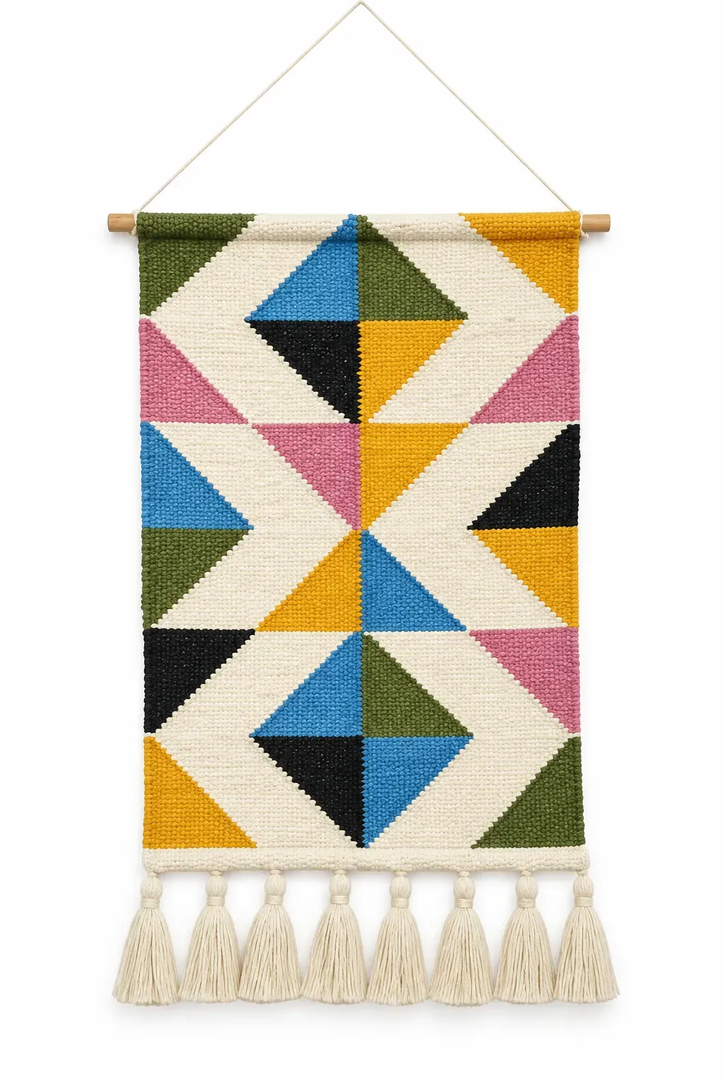 Marden Wall Hanging, hand-finished wall hanging, full view