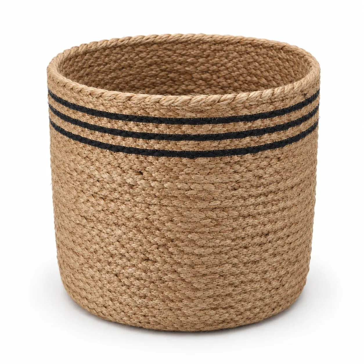 Moss Basket, open storage basket, full view