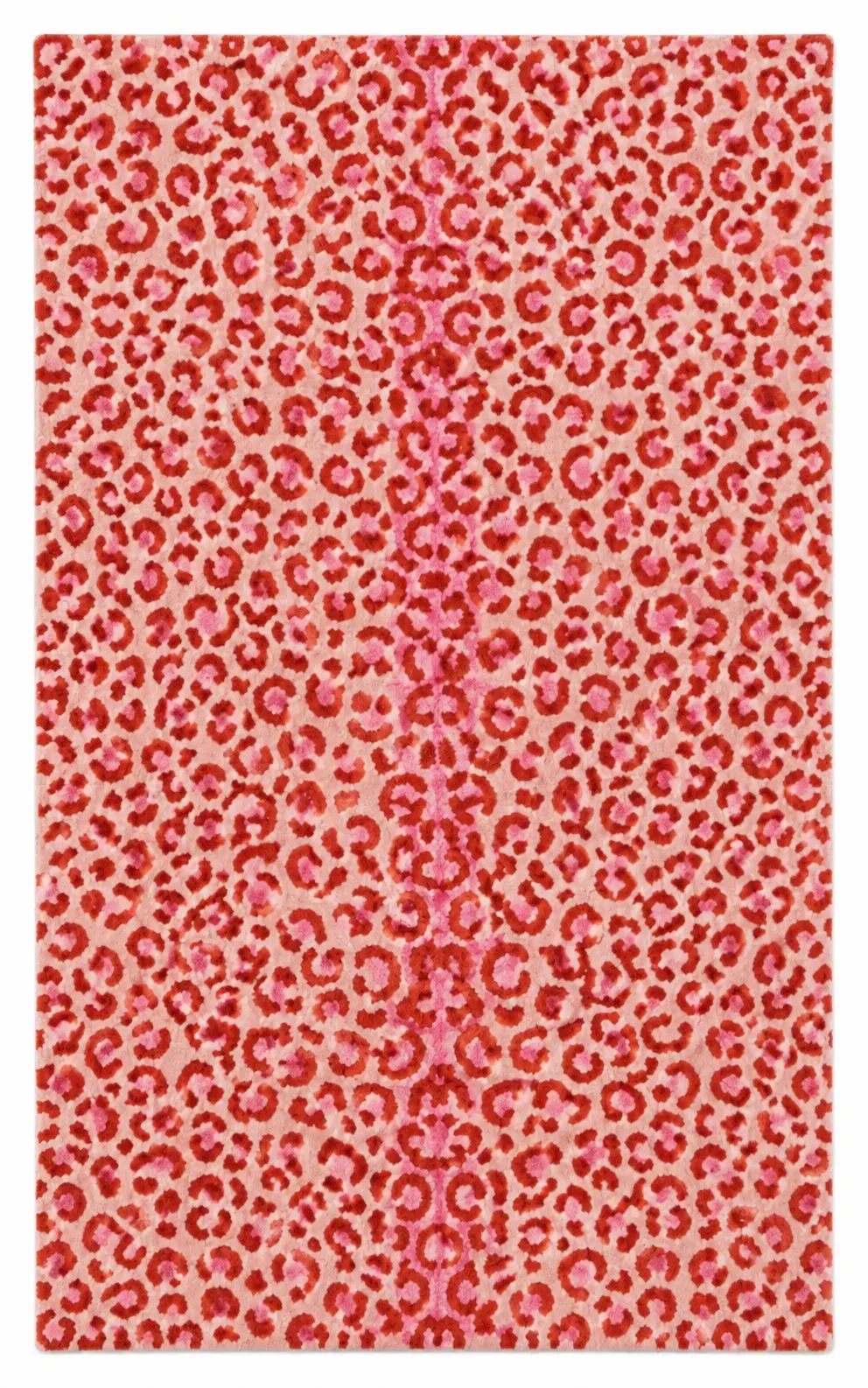 Orso Rug, hand-tufted animal print rug, full view