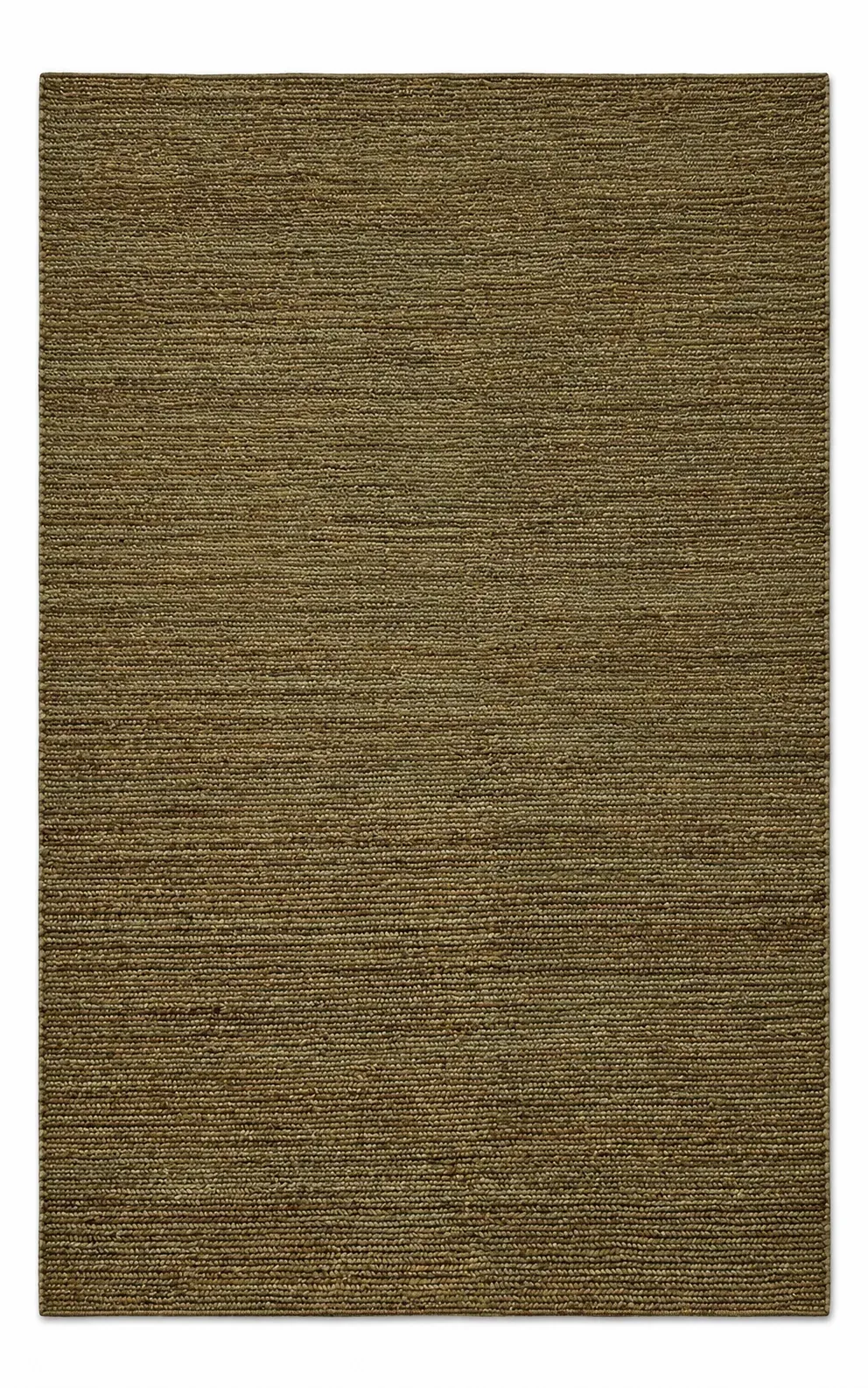 Persephone Rug in sand, jute textured plain rug, full view