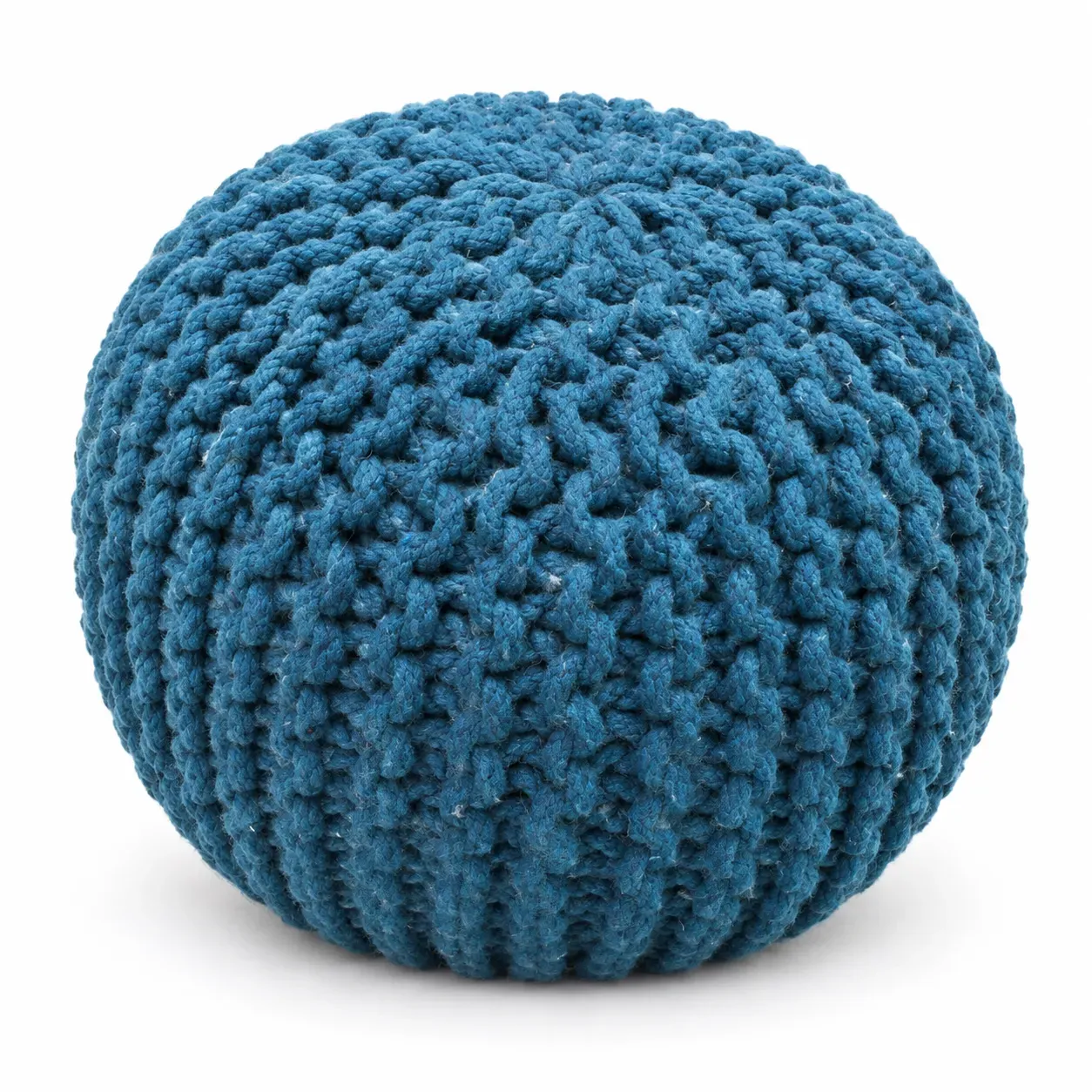 Pim Pouf, round pouf, full view
