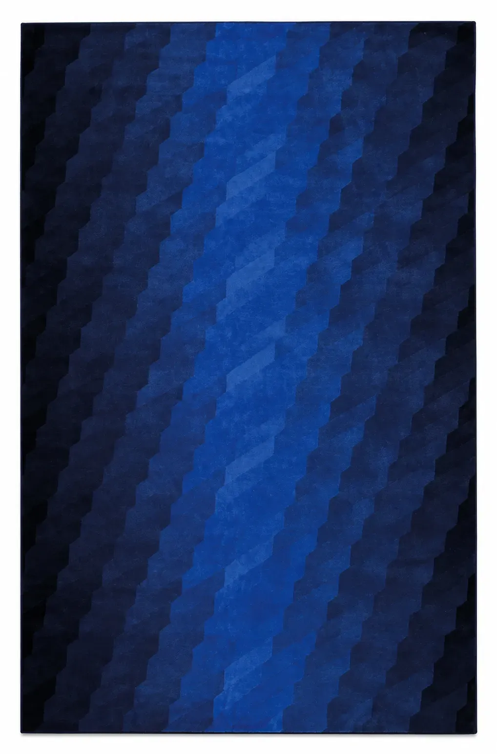 Rhea Rug, hand-tufted soft ombre rug, full view