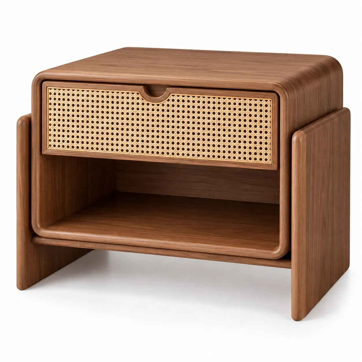 Sasha Nightstand, bedside nightstand, full view