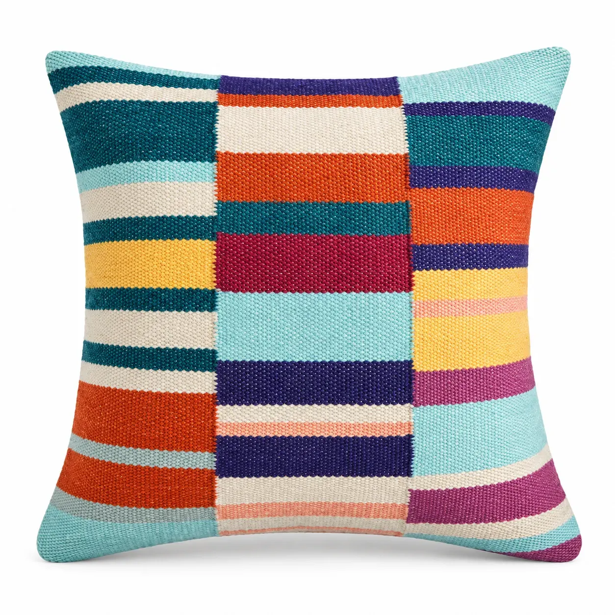 Sedge Cushion Cover, square cushion cover, full view