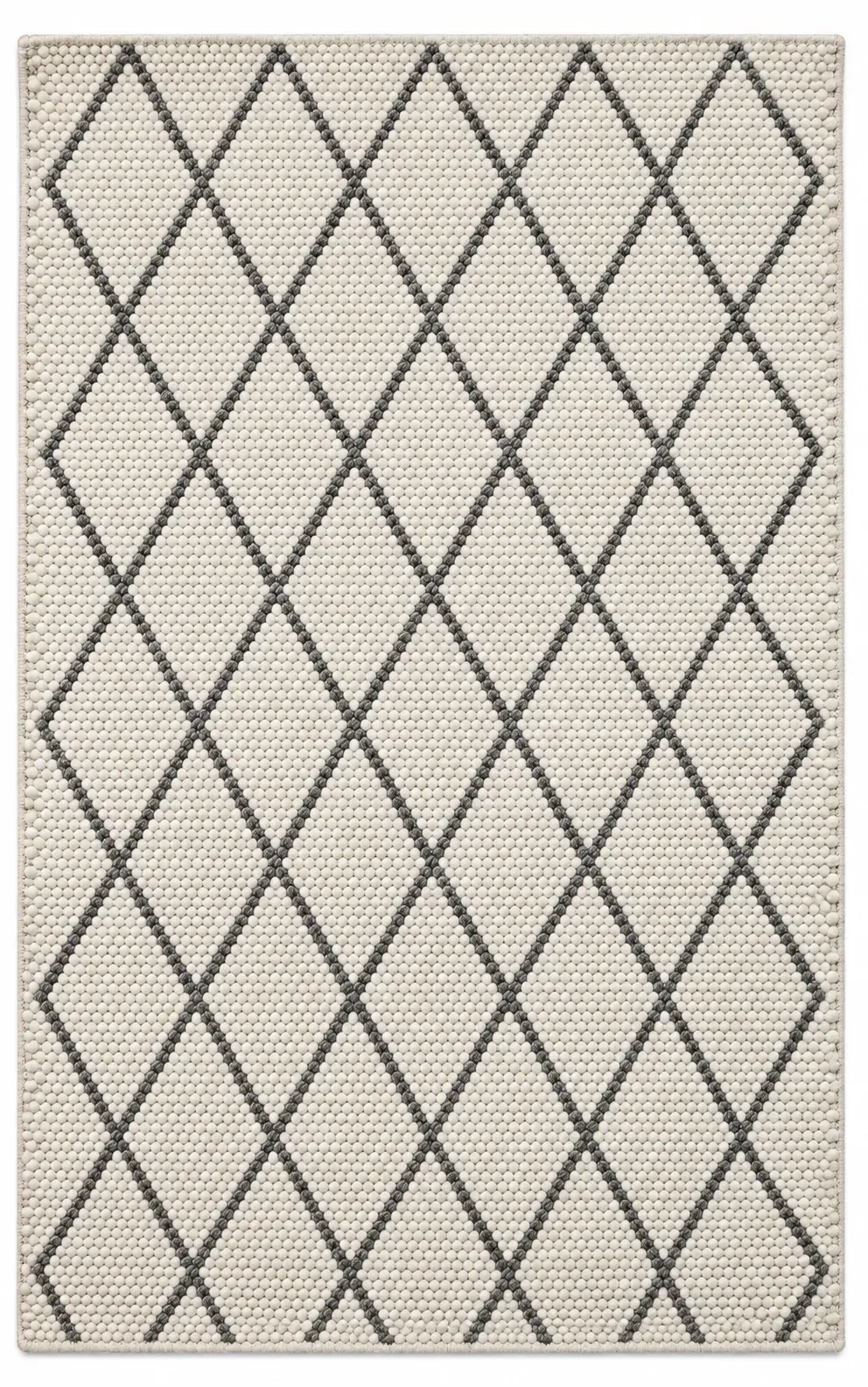 Sorrel Rug, flatweave geometric pattern rug, full view