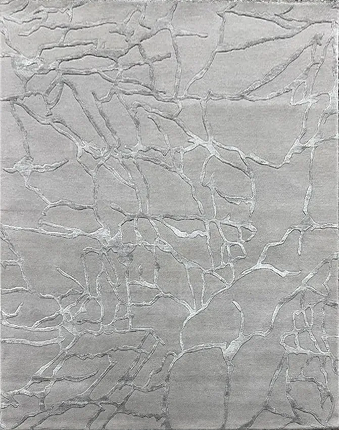 Wilder Rug, hand-knotted patterned rug, full view