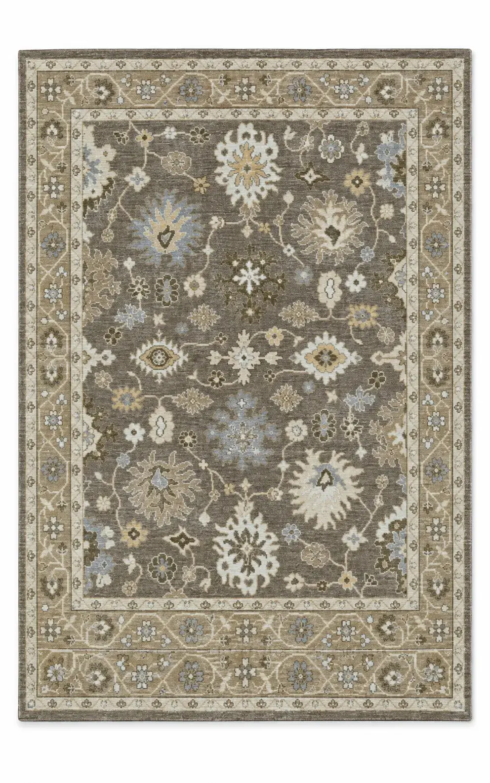 Close view of the Bram Rug showing its texture and detail