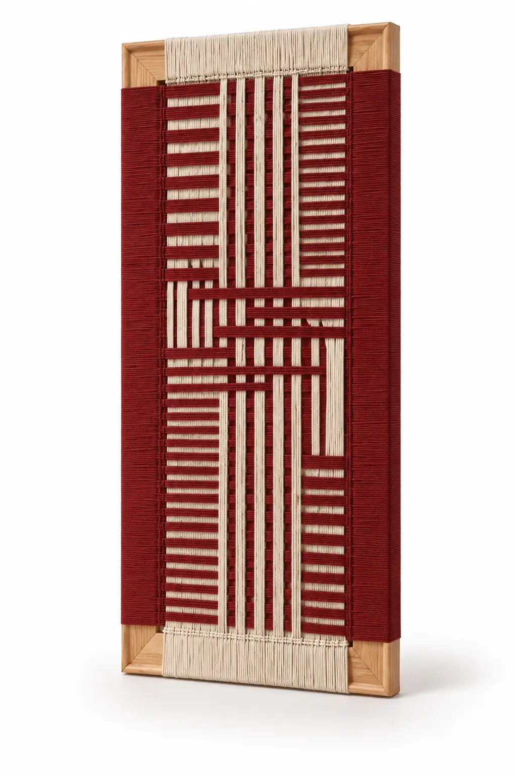 Close view of the Brampton Wall Hanging showing its texture and detail