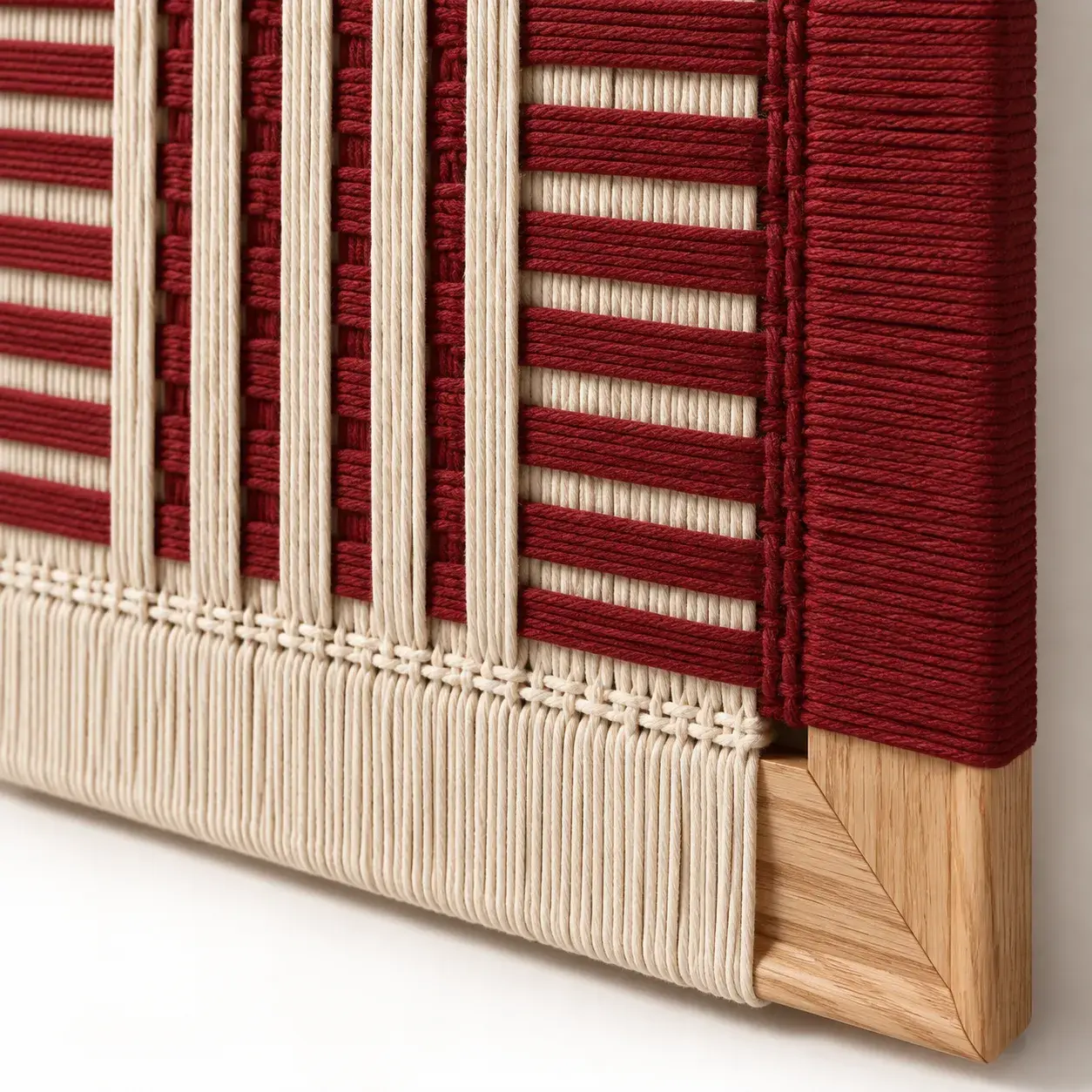 Brampton Wall Hanging styled in a room, digitally rendered
