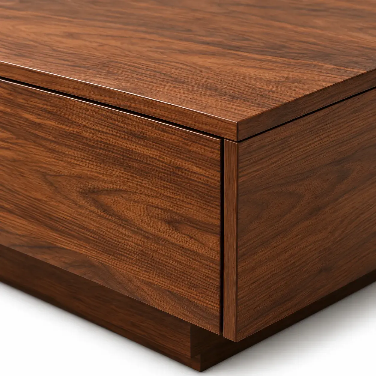 Close view of the Corbin Coffee Table showing its texture and detail